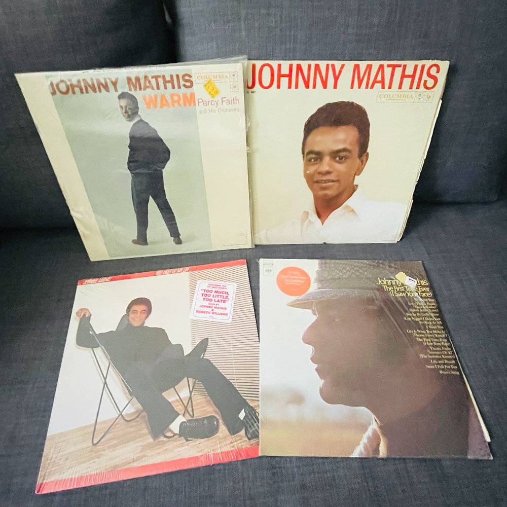 Johnny Mathis Vinyl Records Lot of 4 Vintage